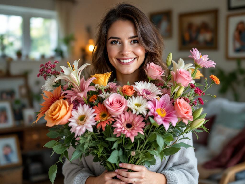 Flower bouquet for mom