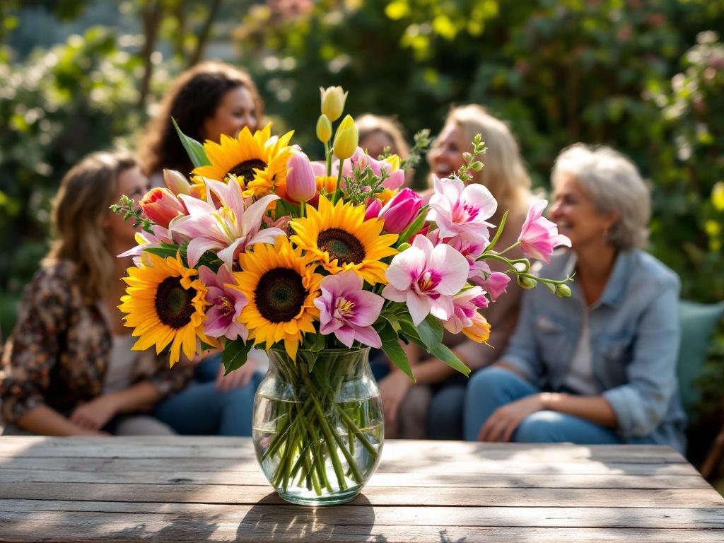 Flower bouquet for mom