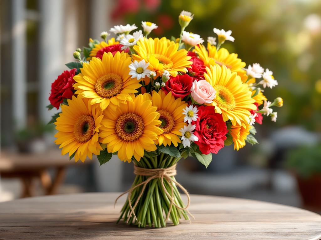 Flower bouquet for mom