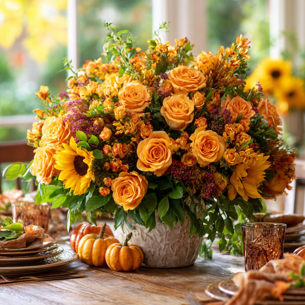 Creating Stunning Thanksgiving Flower Arrangements and Centerpieces