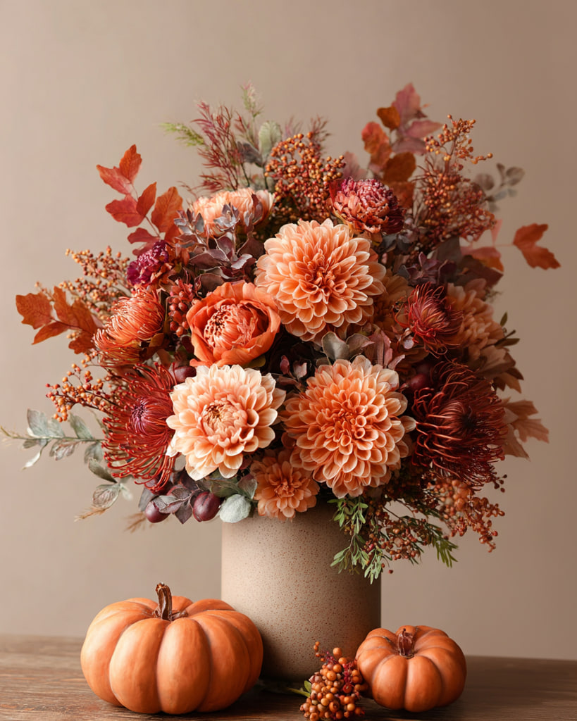 Creating Stunning Thanksgiving Flower Arrangements and Centerpieces