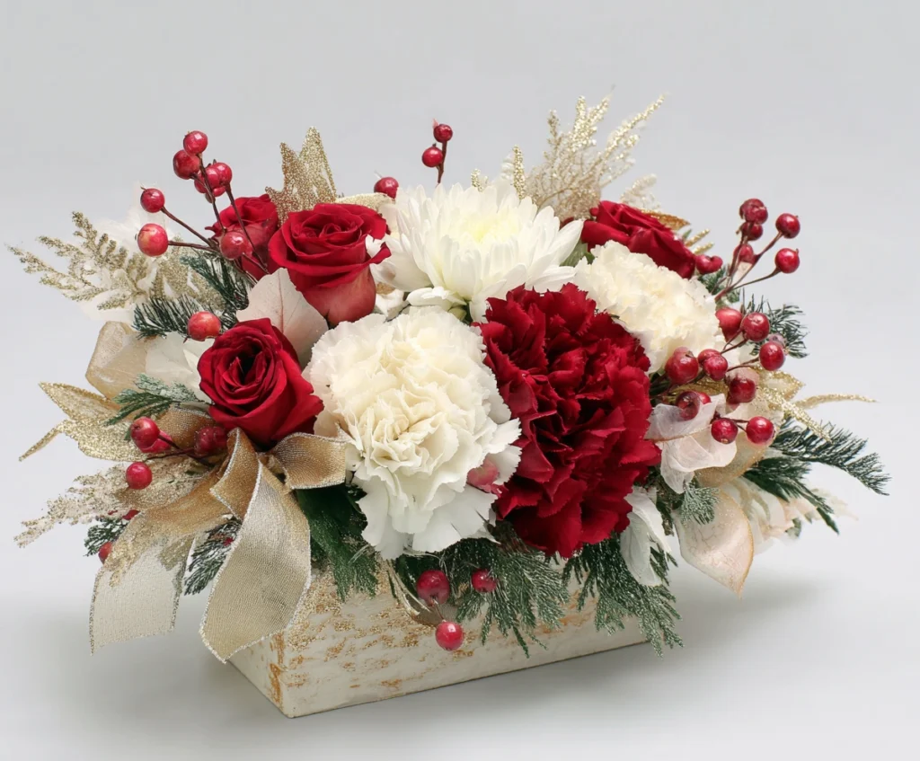 Incorporating Flower Arrangements into Holiday Decor