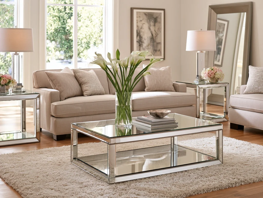 Utilizing Mirrors for an Illusion of Space